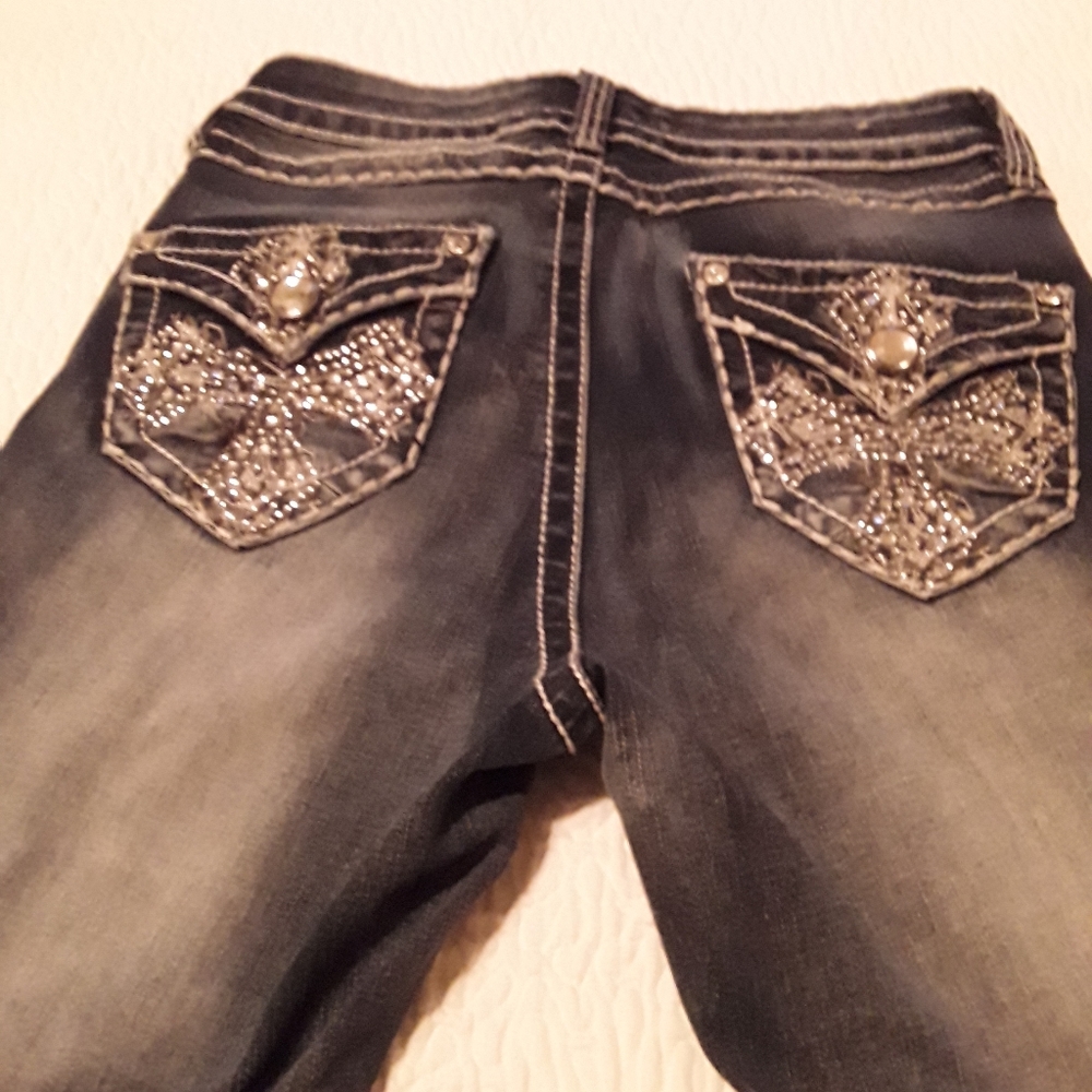 Rebel Soul Jeans, Boot Cut, Size 6